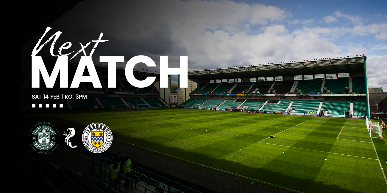 Away Day Info: Hibernian v St Mirren (14th Feb)