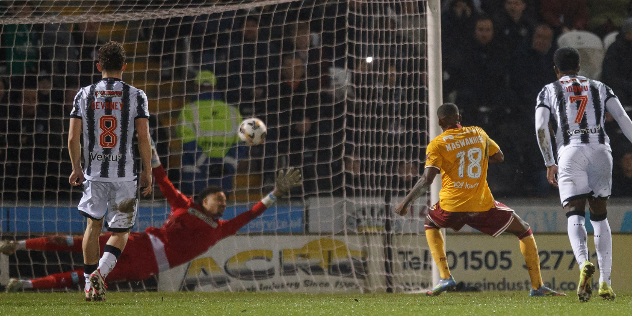 Disappointing night for Saints as we're beaten by Motherwell