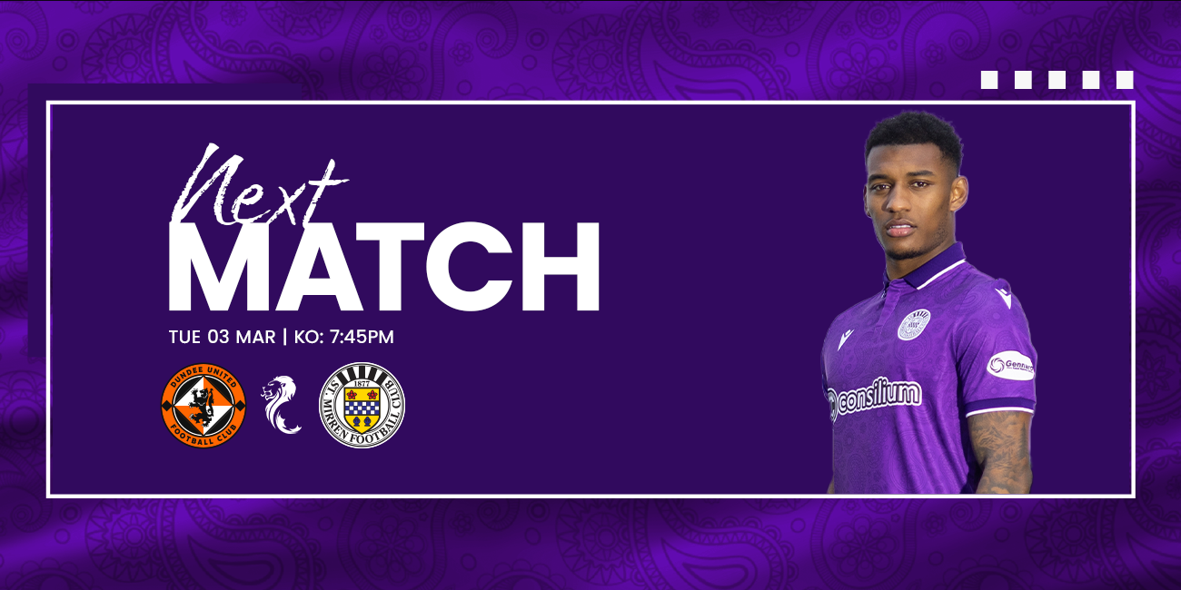 Up Next: Dundee United v St Mirren (3rd Mar)