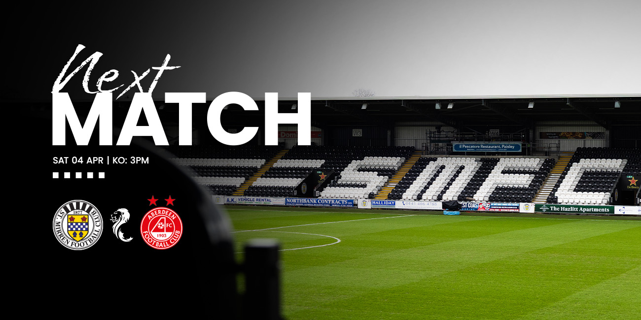 Matchday Info: St Mirren v Aberdeen (4th Apr)