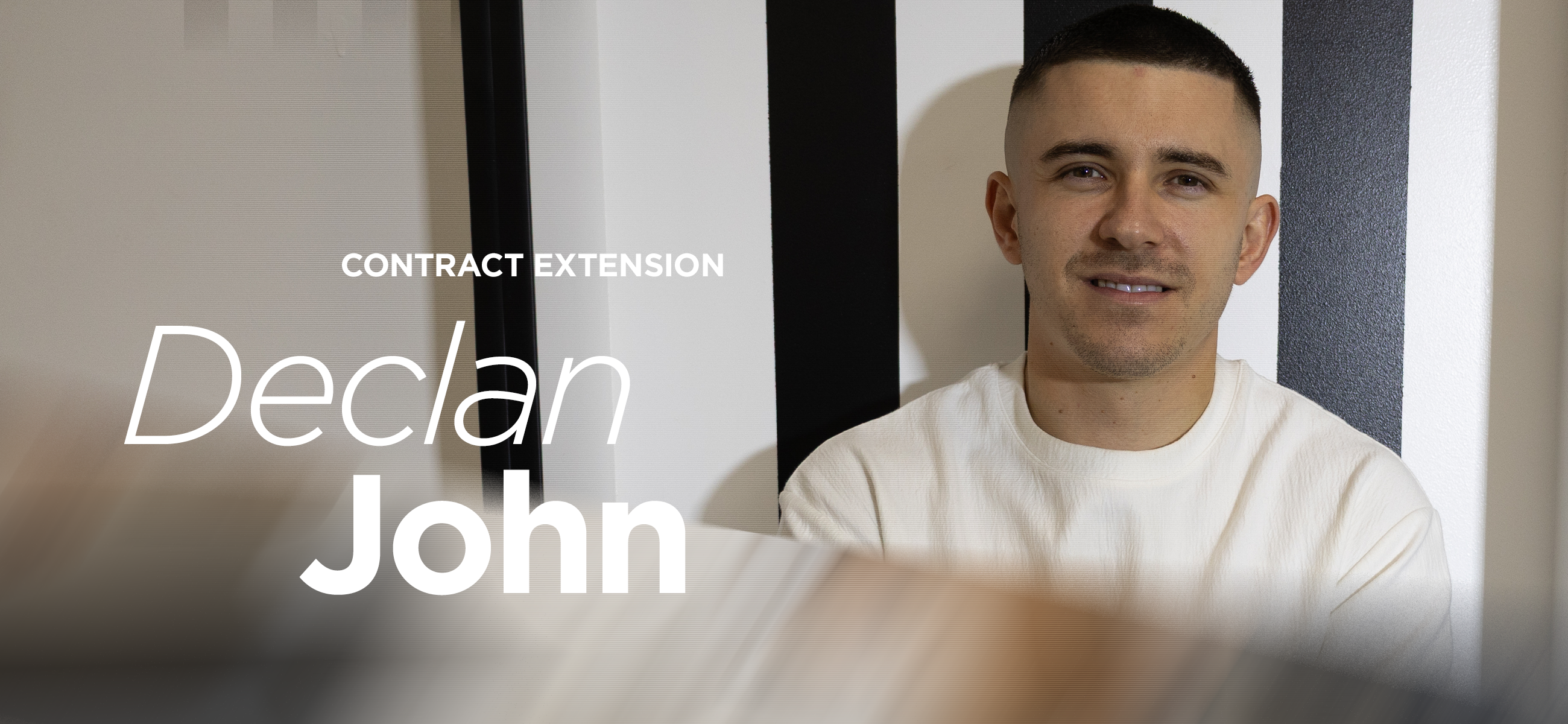 Declan John agrees new contract until summer 2028