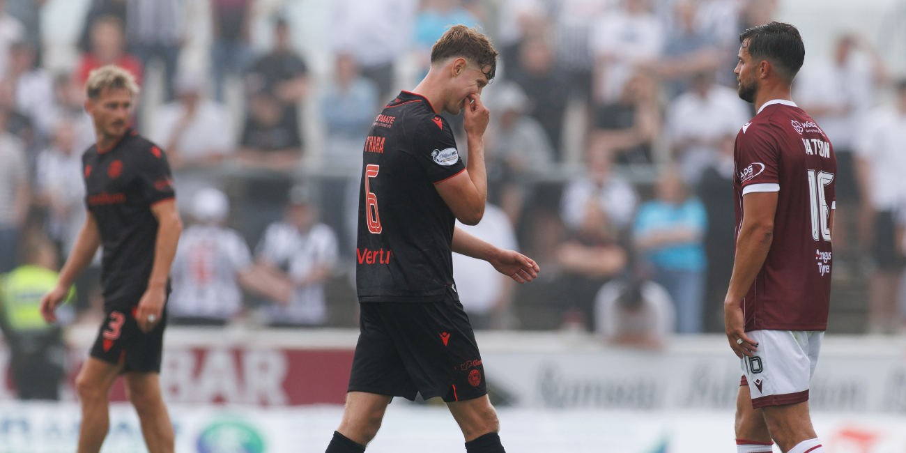 Mark O'Hara is sent off
