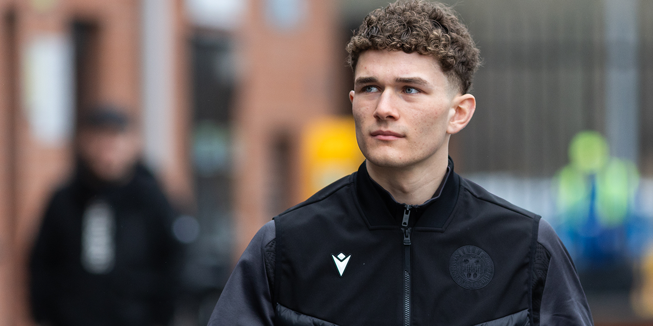 Jacob Devaney arrives at The SMiSA Stadium