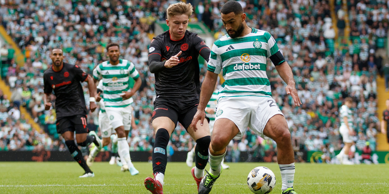 Evan Mooney challenges Cameron Carter-Vickers