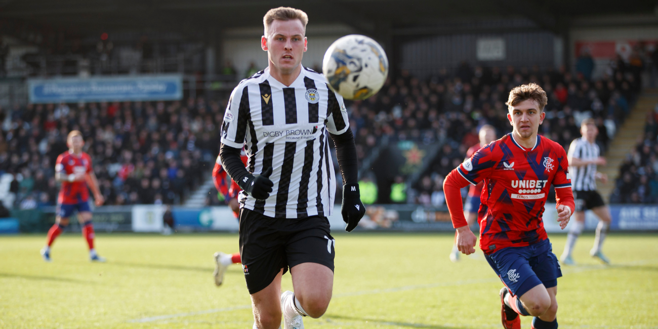 James Scott makes his St Mirren debut