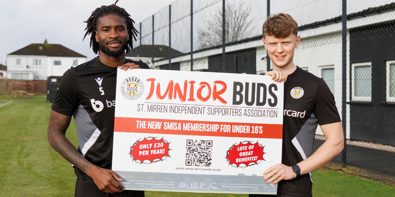 Richard Taylor and Mark O'Hara promote SMiSA's Junior Buds