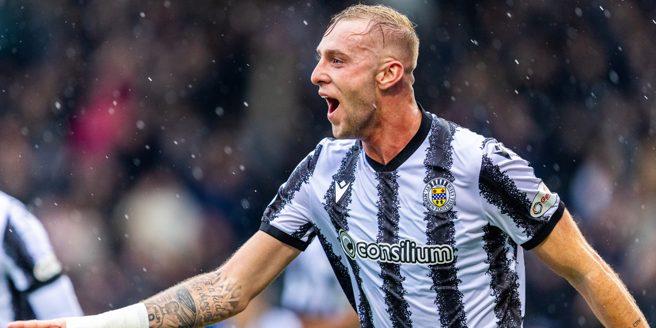 Killian Phillips celebrates after goal against Dundee