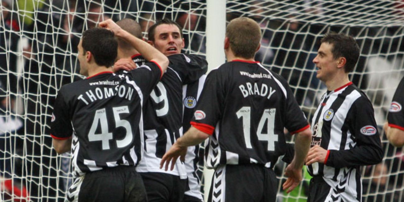 Billy Mehmet celebrates after scoring in our Scottish Cup win over Celtic