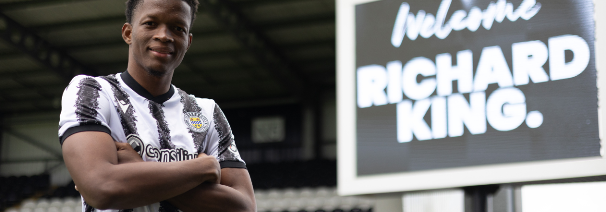 Richard King arrives at St Mirren