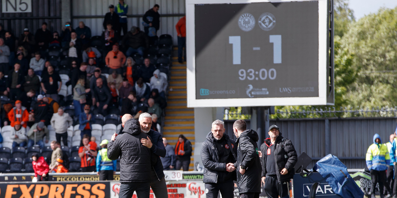 Jake Young strike sees Saints share spoils with Dundee United