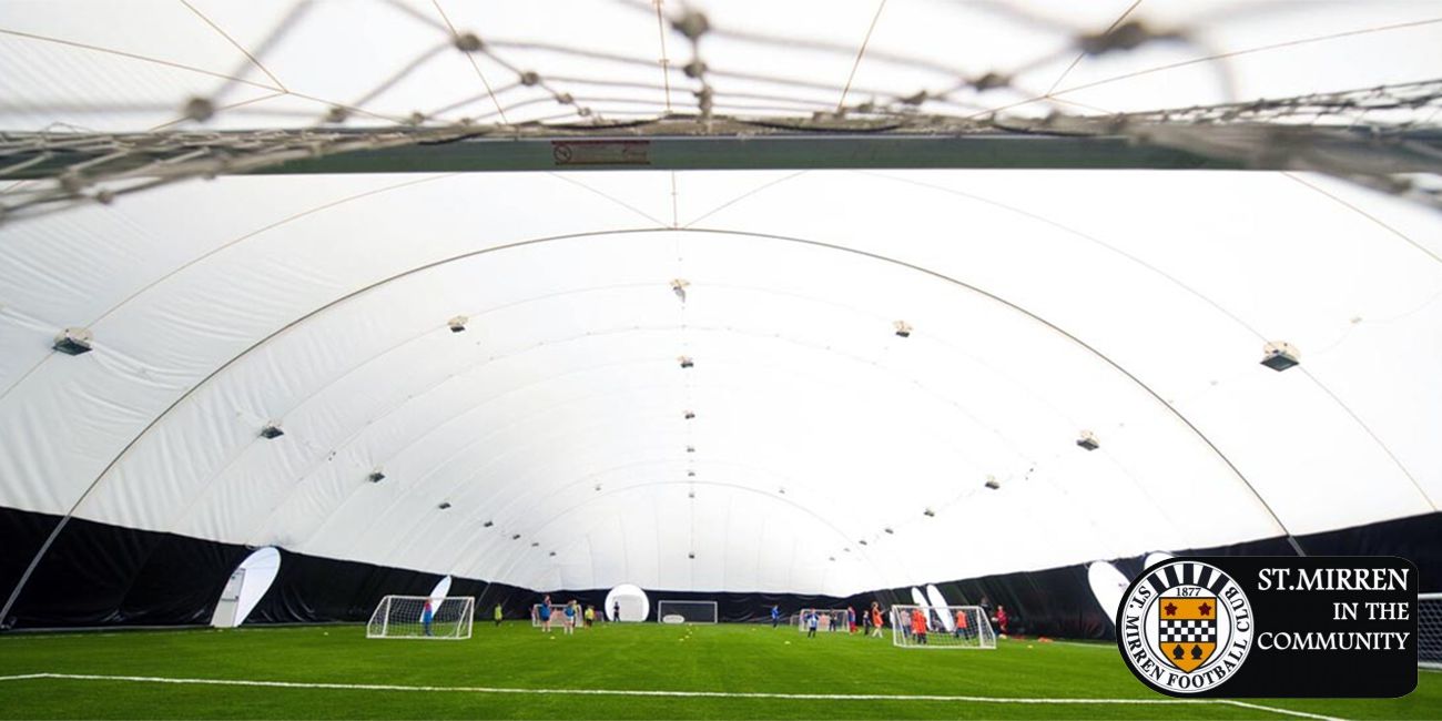 St Mirren airdome down due to high winds