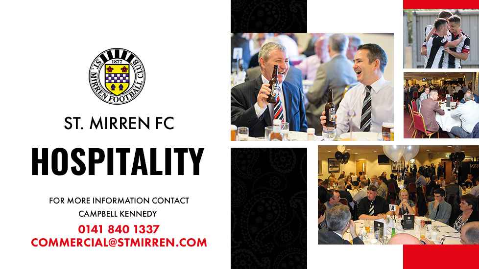 Hospitality: Hearts (28th September)